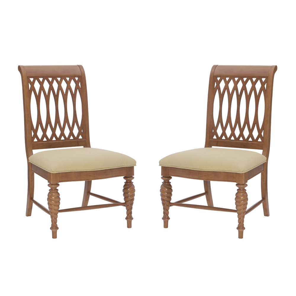 Linon Home Decor - Mercer Chair Natural (Set of 2) - CH281NAT02ASU veiw 6
