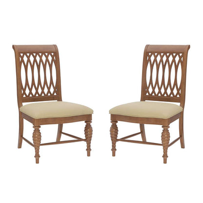 Linon Home Decor - Mercer Chair Natural (Set of 2) - CH281NAT02ASU veiw 6
