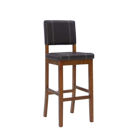 Linon Home Decor - Milano Bar Stool Brown 30 - 0211VBRN121-01-KD veiw 1