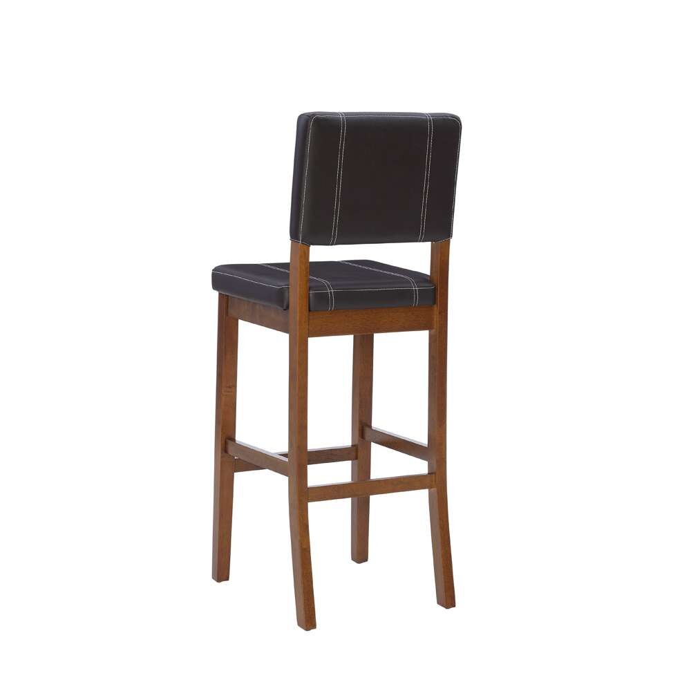 Linon Home Decor - Milano Bar Stool Brown 30 - 0211VBRN121-01-KD veiw 4