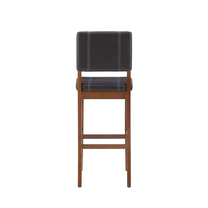 Linon Home Decor - Milano Bar Stool Brown 30 - 0211VBRN121-01-KD veiw 5