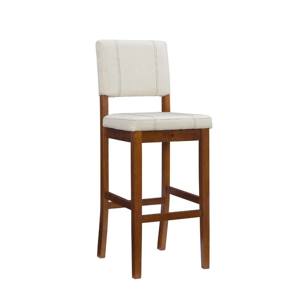Linon Home Decor - Milano Bar Stool Cream - 0211CRM01U veiw 1