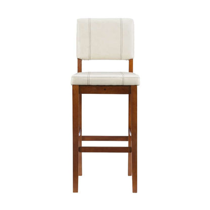 Linon Home Decor - Milano Bar Stool Cream - 0211CRM01U veiw 2