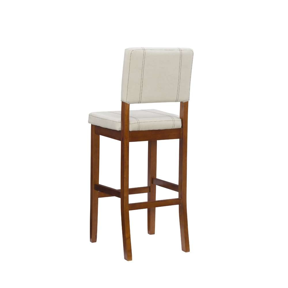 Linon Home Decor - Milano Bar Stool Cream - 0211CRM01U veiw 4