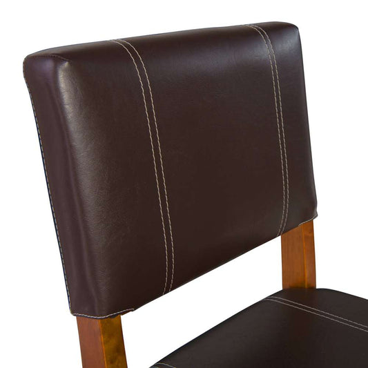 Linon Home Decor - Milano Counter Stool Brown 24 - 0210VBRN121-01-KD veiw 2