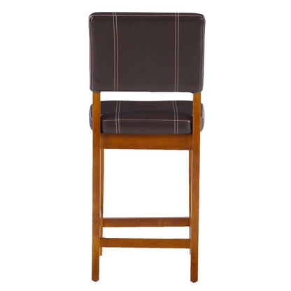 Linon Home Decor - Milano Counter Stool Brown 24 - 0210VBRN121-01-KD veiw 4
