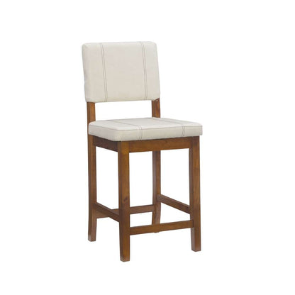 Linon Home Decor - Milano Counter Stool Cream - 0210CRM01U veiw 1
