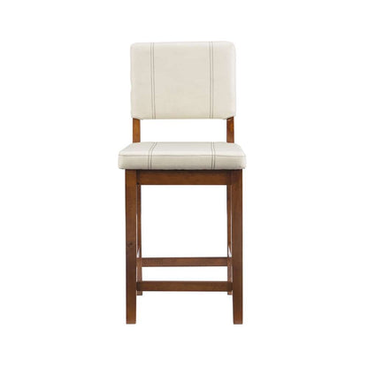 Linon Home Decor - Milano Counter Stool Cream - 0210CRM01U veiw 2