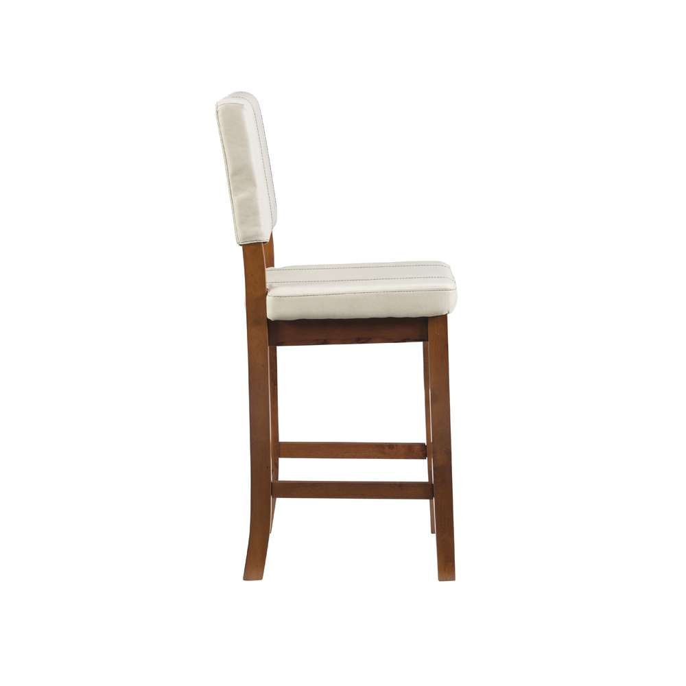 Linon Home Decor - Milano Counter Stool Cream - 0210CRM01U veiw 3