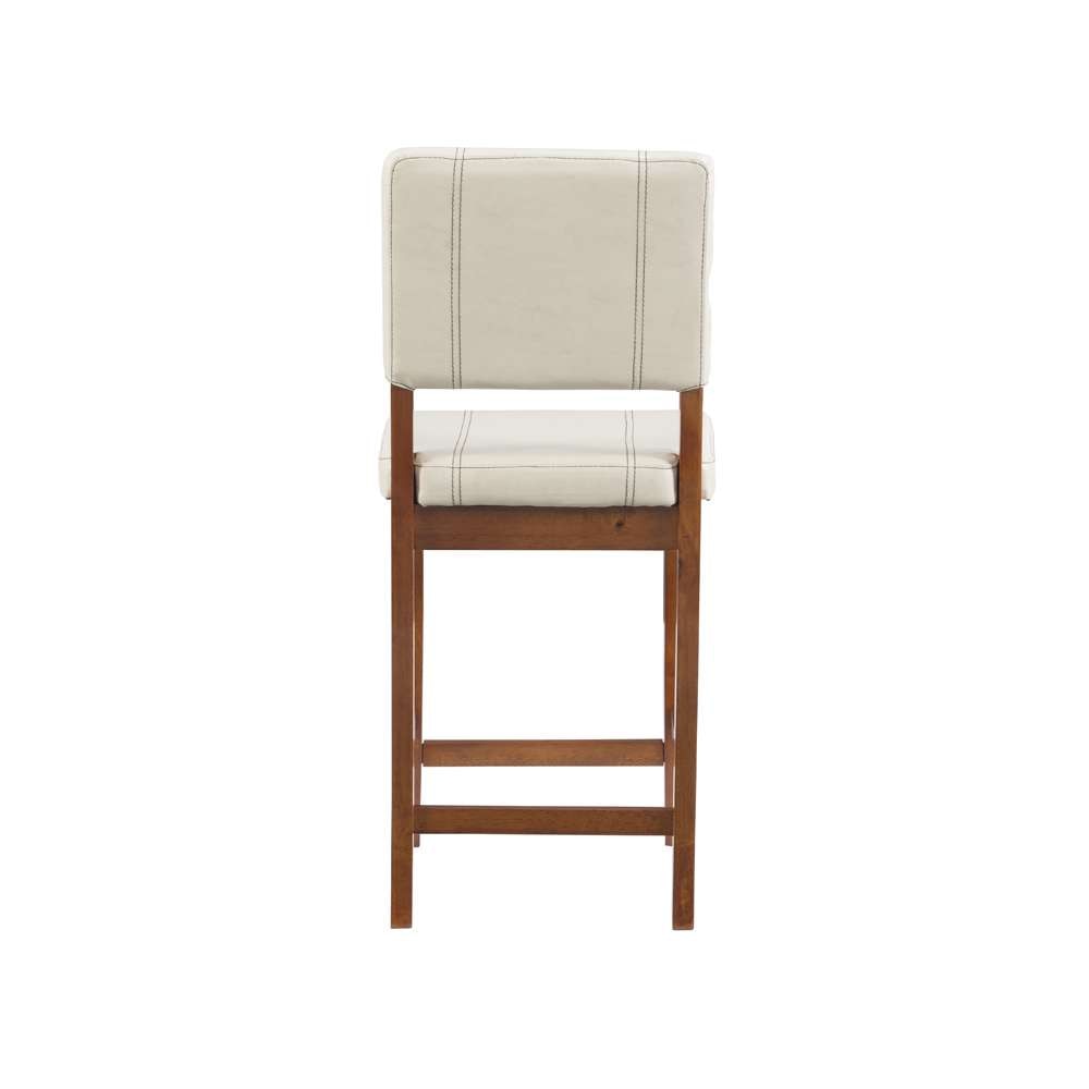 Linon Home Decor - Milano Counter Stool Cream - 0210CRM01U veiw 5
