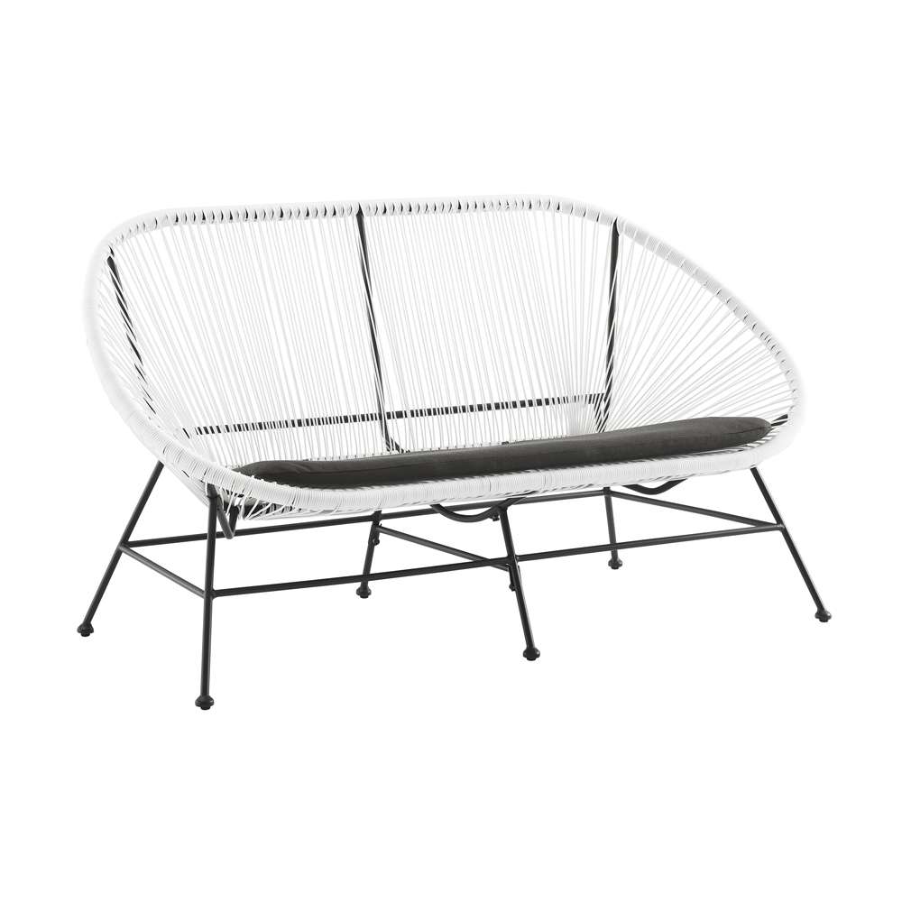 Linon Home Decor - Millicent Loveseat White - ML031WHT01U veiw 1