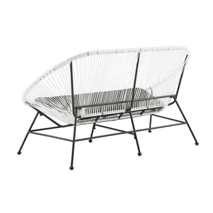 Linon Home Decor - Millicent Loveseat White - ML031WHT01U veiw 4