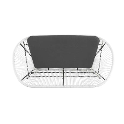 Linon Home Decor - Millicent Loveseat White - ML031WHT01U veiw 6