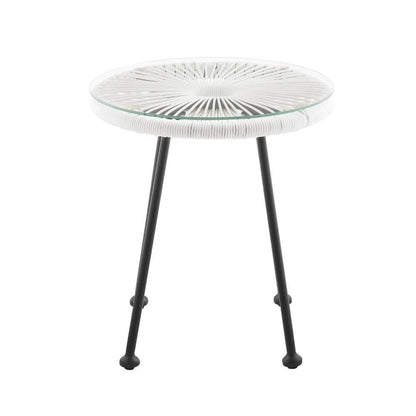 Linon Home Decor - Millicent Side Table White - ML032WHT01U veiw 1