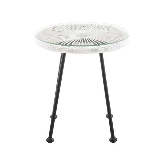 Linon Home Decor - Millicent Side Table White - ML032WHT01U veiw 1