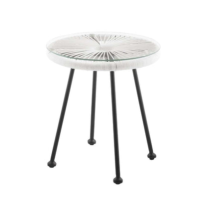 Linon Home Decor - Millicent Side Table White - ML032WHT01U veiw 3