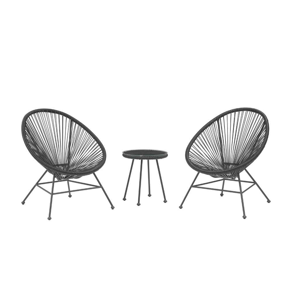 Linon Home Decor - Millicent Single Chair Black - ML030BLK01U veiw 2