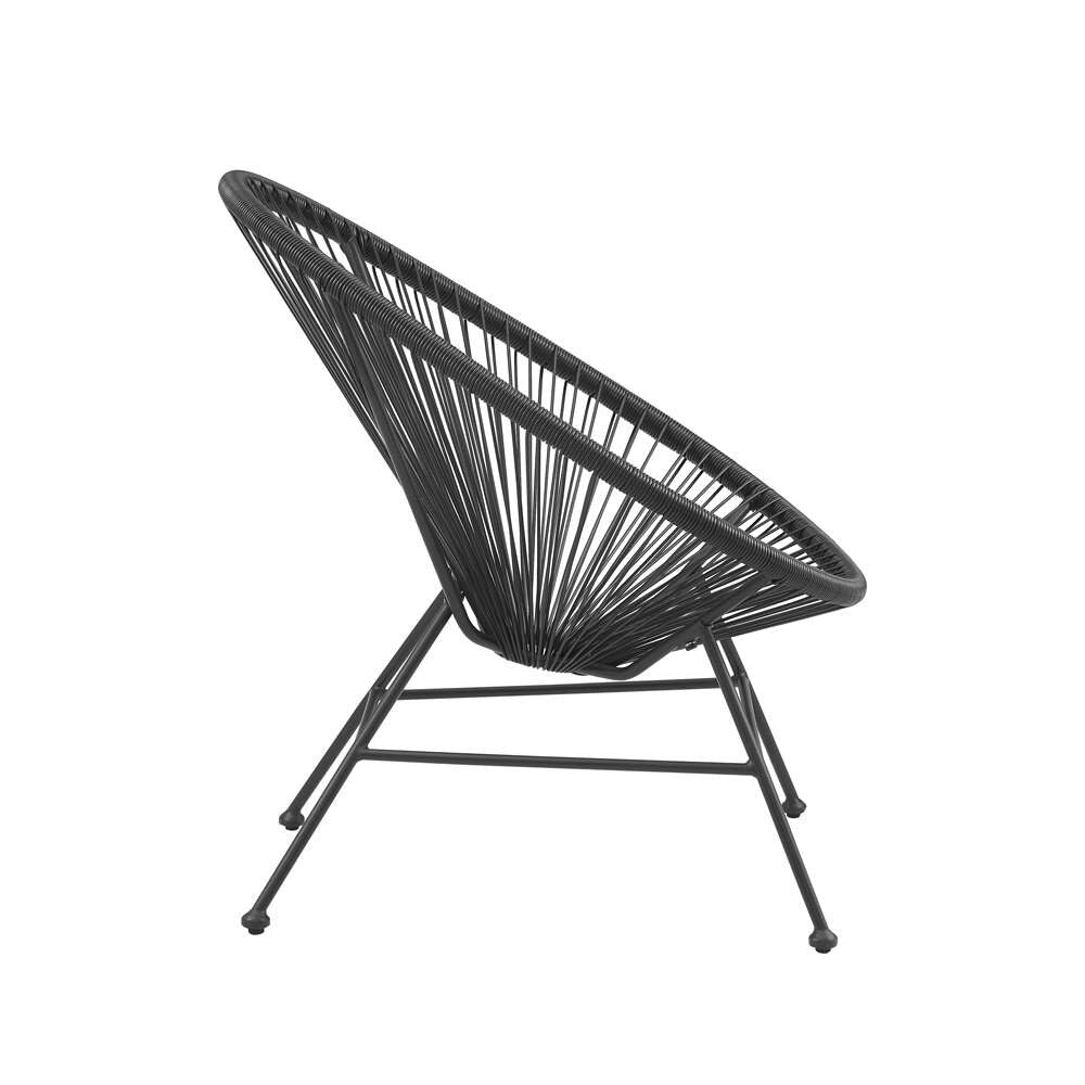 Linon Home Decor - Millicent Single Chair Black - ML030BLK01U veiw 3