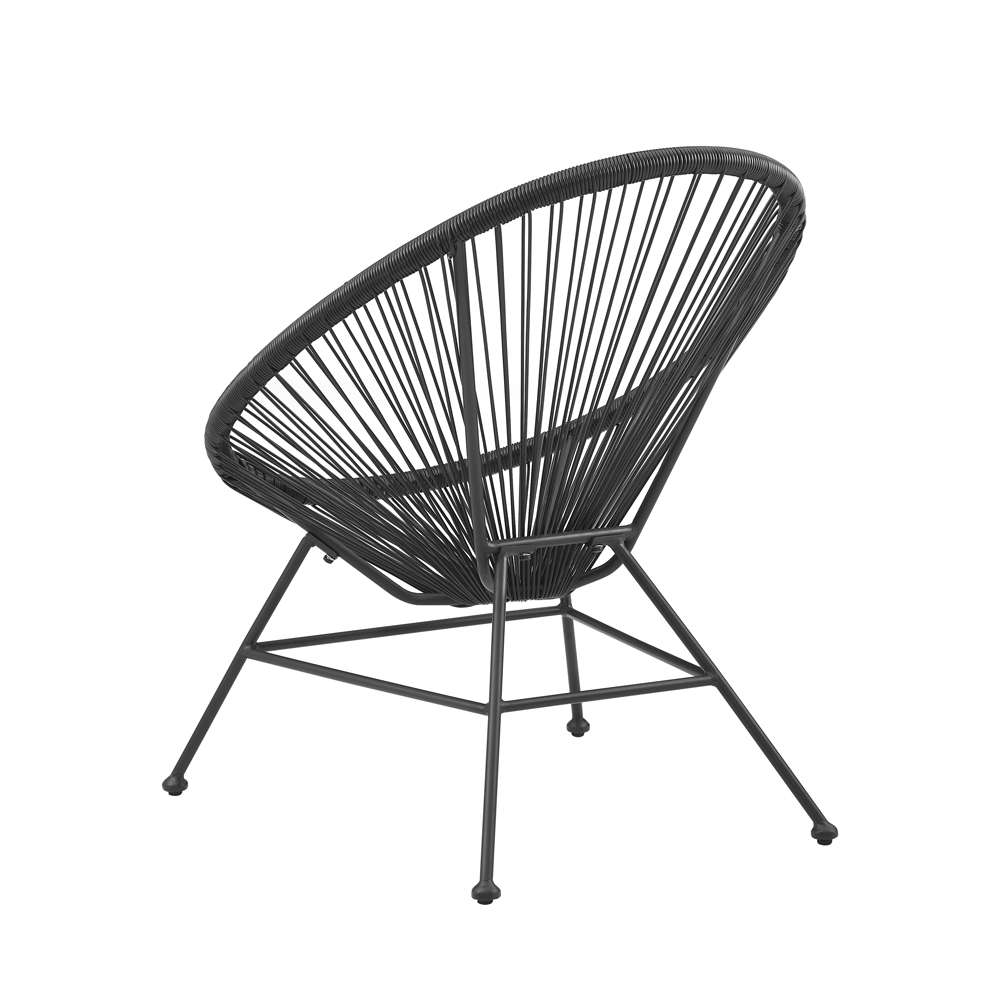 Linon Home Decor - Millicent Single Chair Black - ML030BLK01U veiw 4