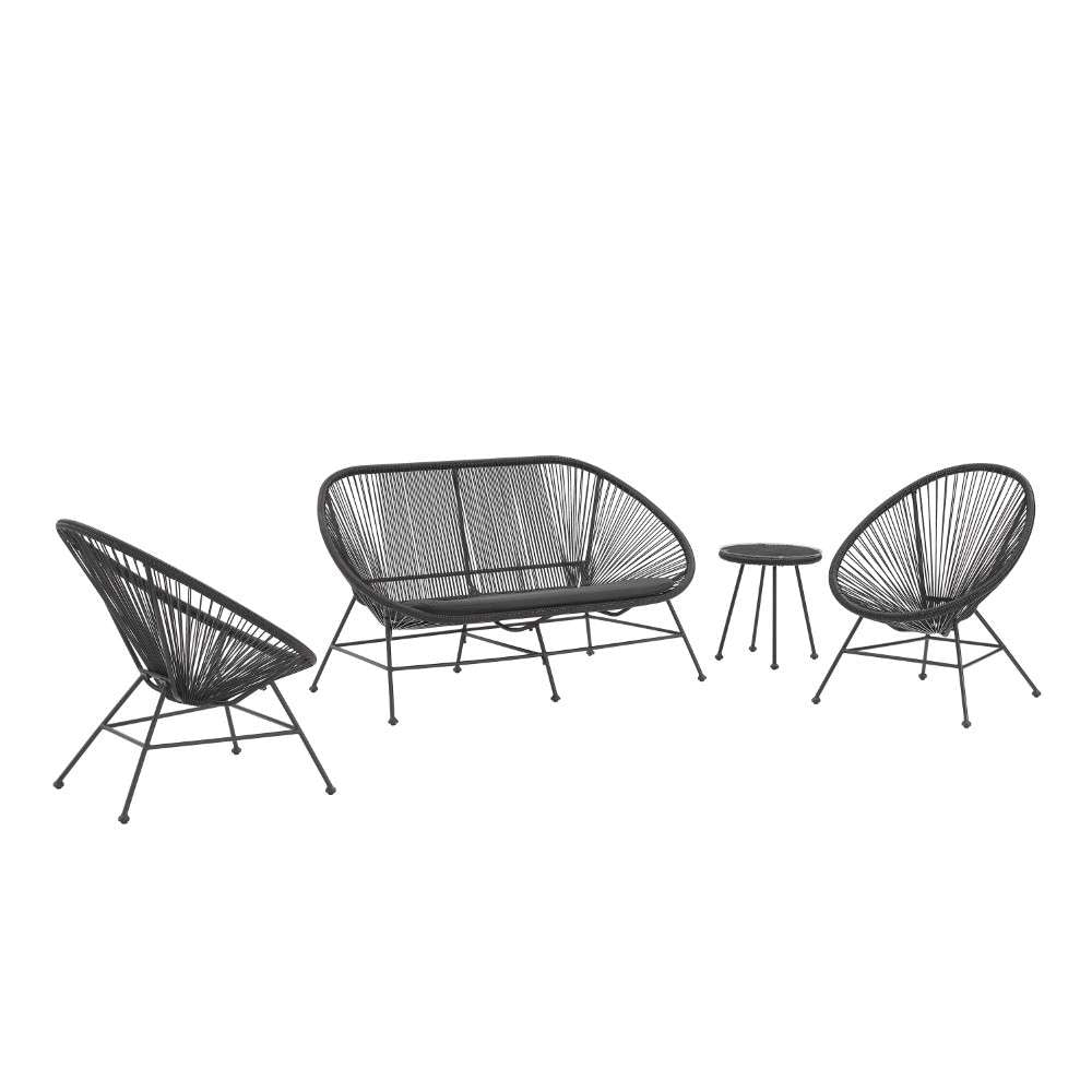 Linon Home Decor - Millicent Single Chair Black - ML030BLK01U veiw 7