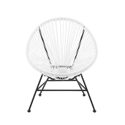 Linon Home Decor - Millicent Single Chair White - ML030WHT01U veiw 1