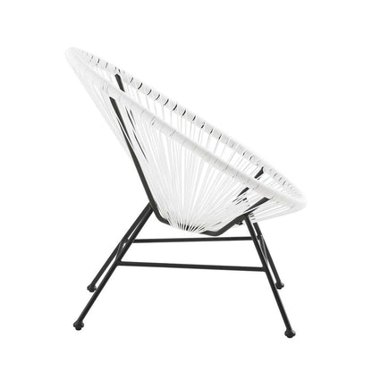 Linon Home Decor - Millicent Single Chair White - ML030WHT01U veiw 2