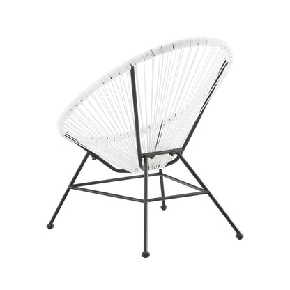 Linon Home Decor - Millicent Single Chair White - ML030WHT01U veiw 3