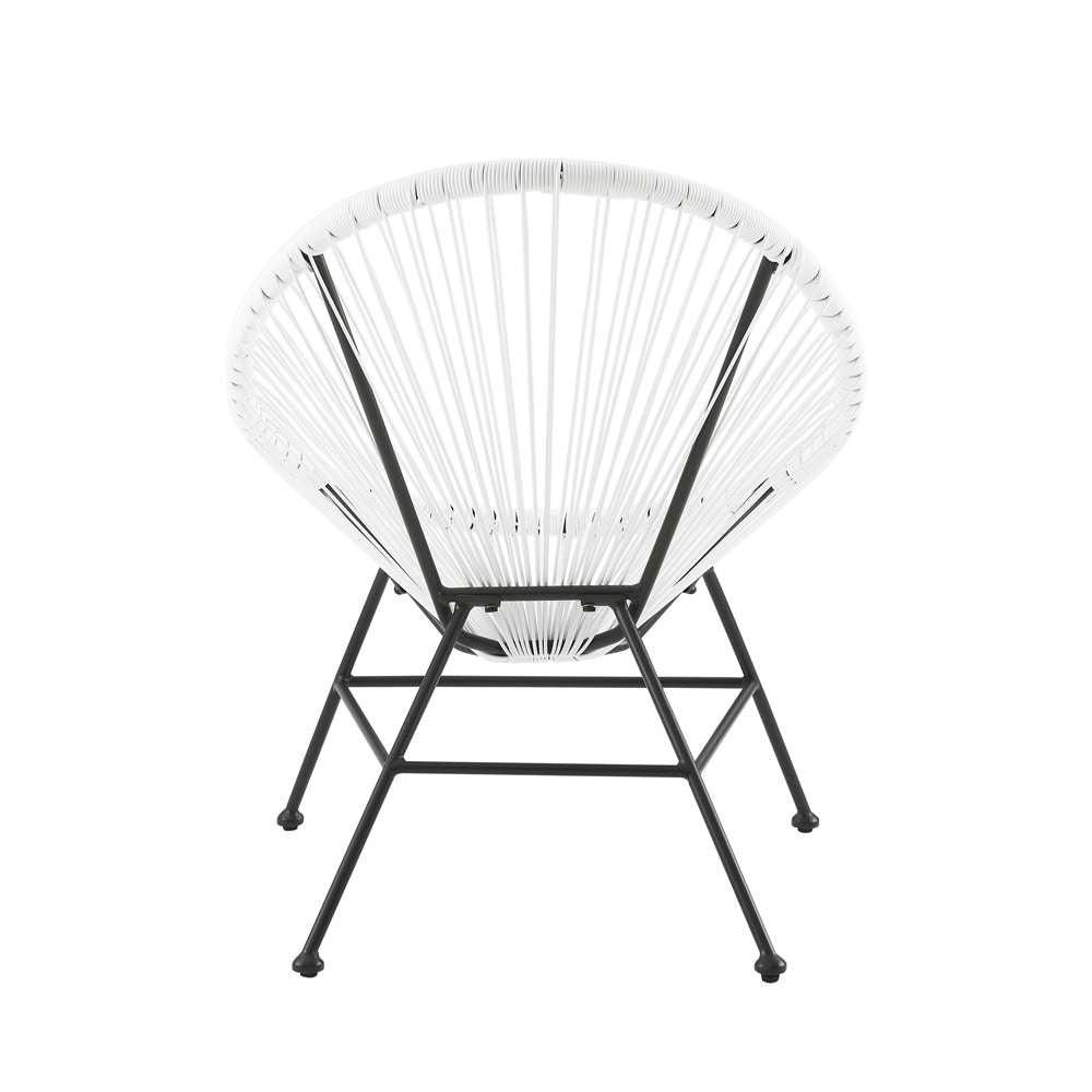 Linon Home Decor - Millicent Single Chair White - ML030WHT01U veiw 4