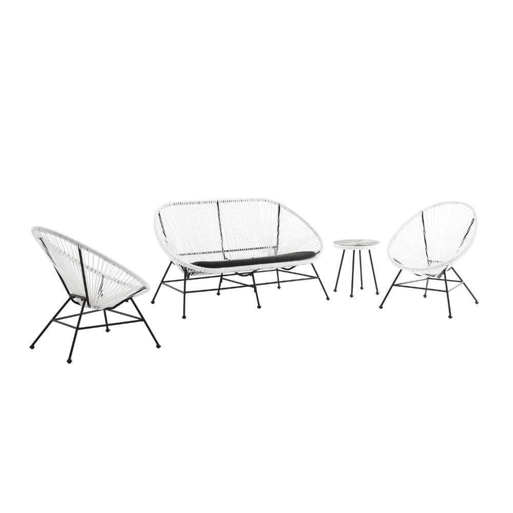 Linon Home Decor - Millicent Single Chair White - ML030WHT01U veiw 7