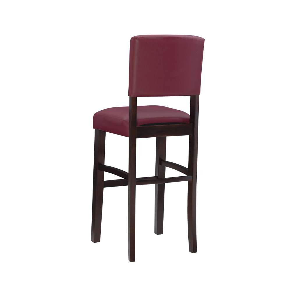 Linon Home Decor - Monaco Bar Stool Dark Red  - 0218RED-01-KD-U veiw 4