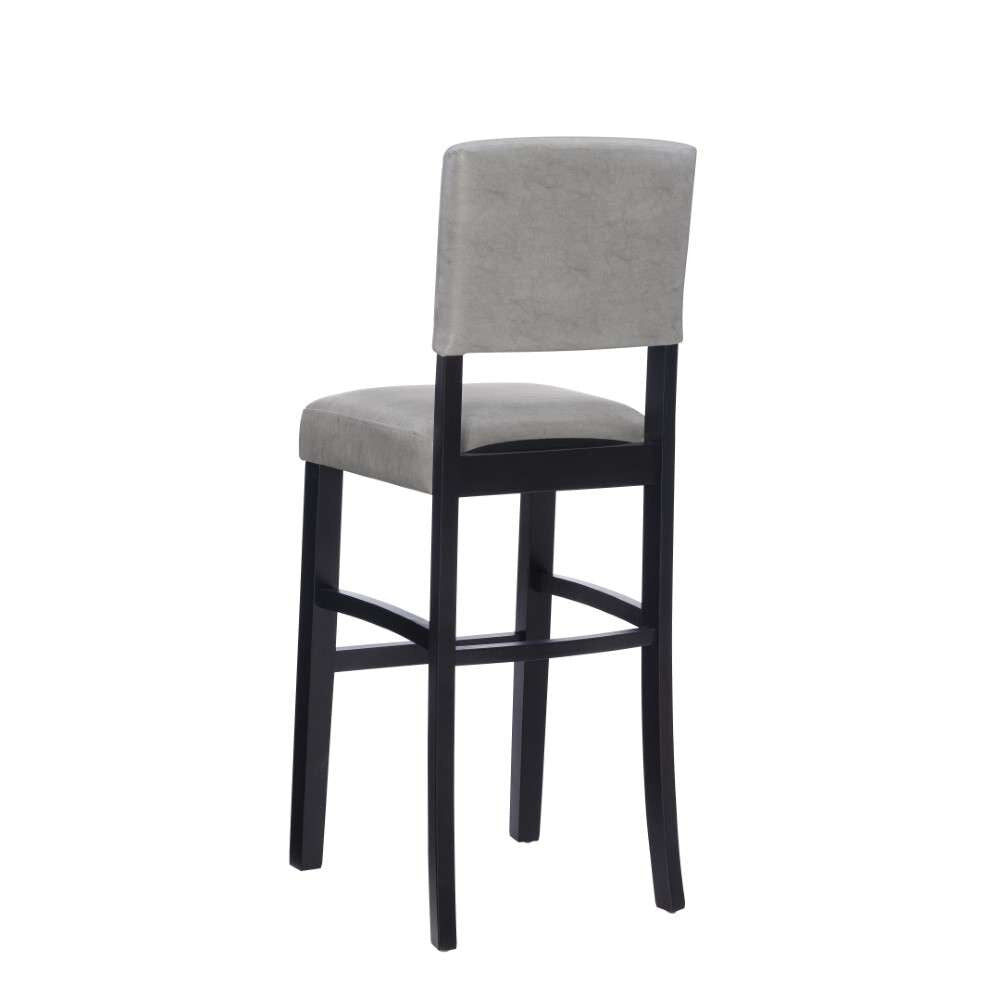 Linon Home Decor - Monaco Bar Stool Gray - BS225GRY01U veiw 3
