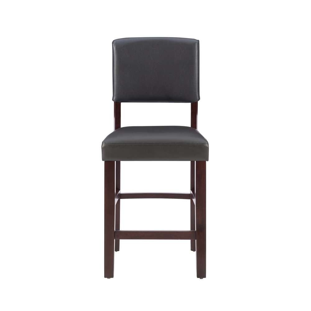 Linon Home Decor - Monaco Counter Stool Espresso  - 0217VESP-01-KD-U veiw 2