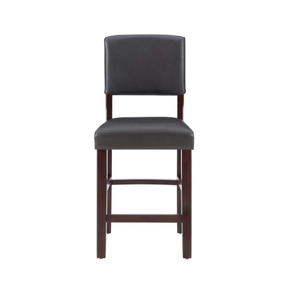 Linon Home Decor - Monaco Counter Stool Espresso  - 0217VESP-01-KD-U veiw 2