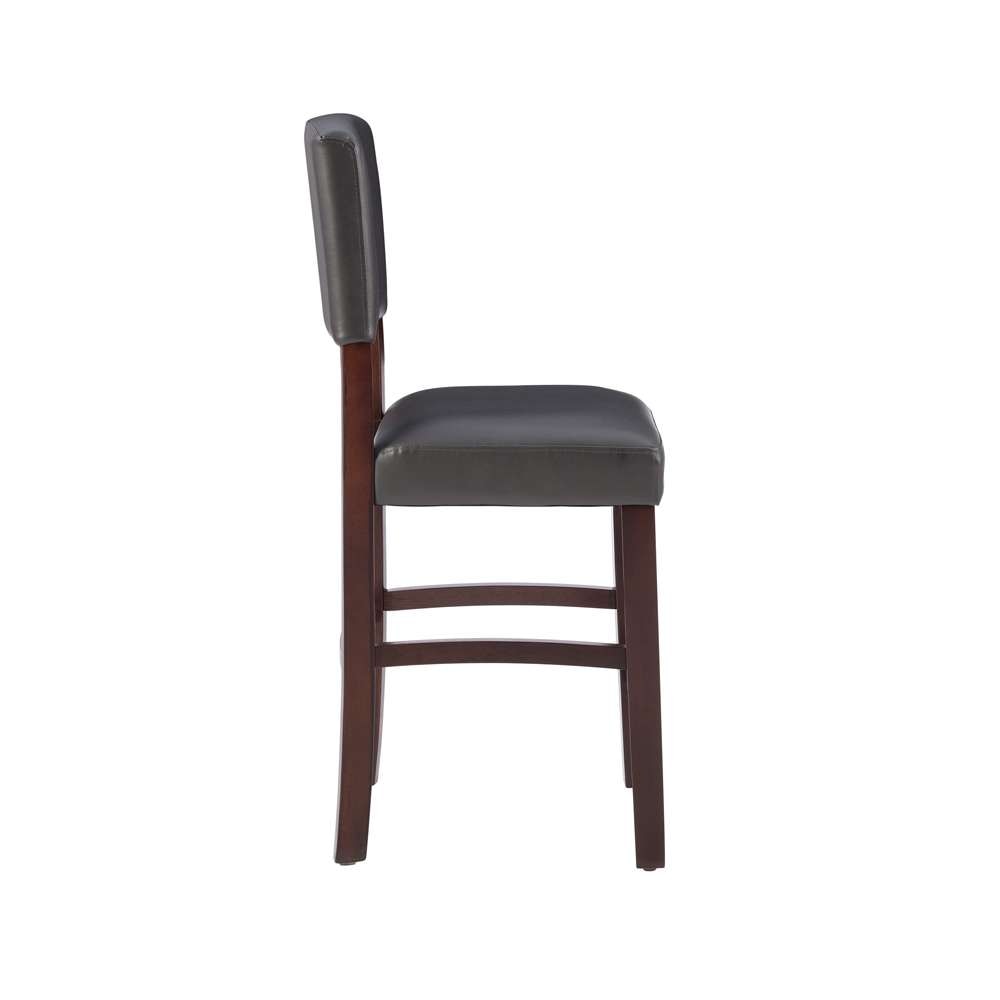 Linon Home Decor - Monaco Counter Stool Espresso  - 0217VESP-01-KD-U veiw 3
