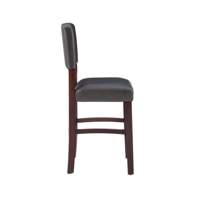 Linon Home Decor - Monaco Counter Stool Espresso  - 0217VESP-01-KD-U veiw 3