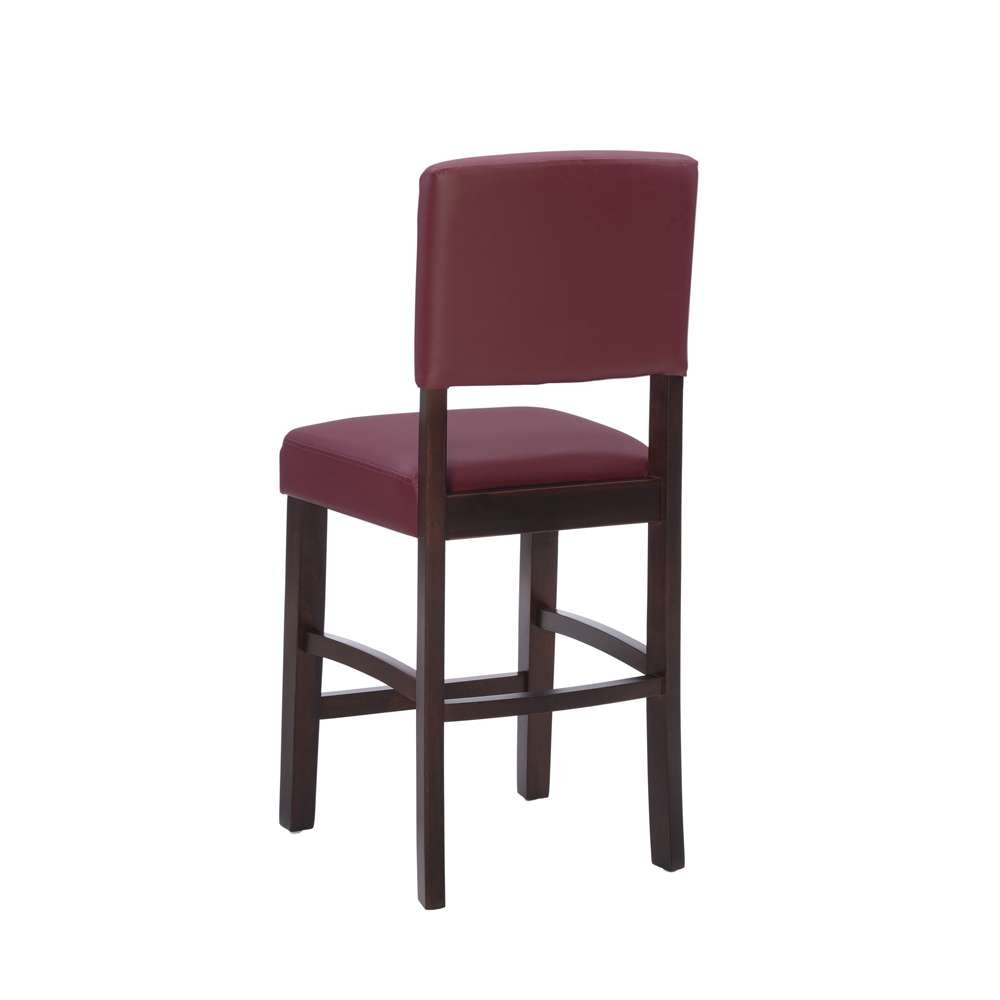 Linon Home Decor - Monaco Counter Stool Red 24 - 0217RED-01-KD-U veiw 4