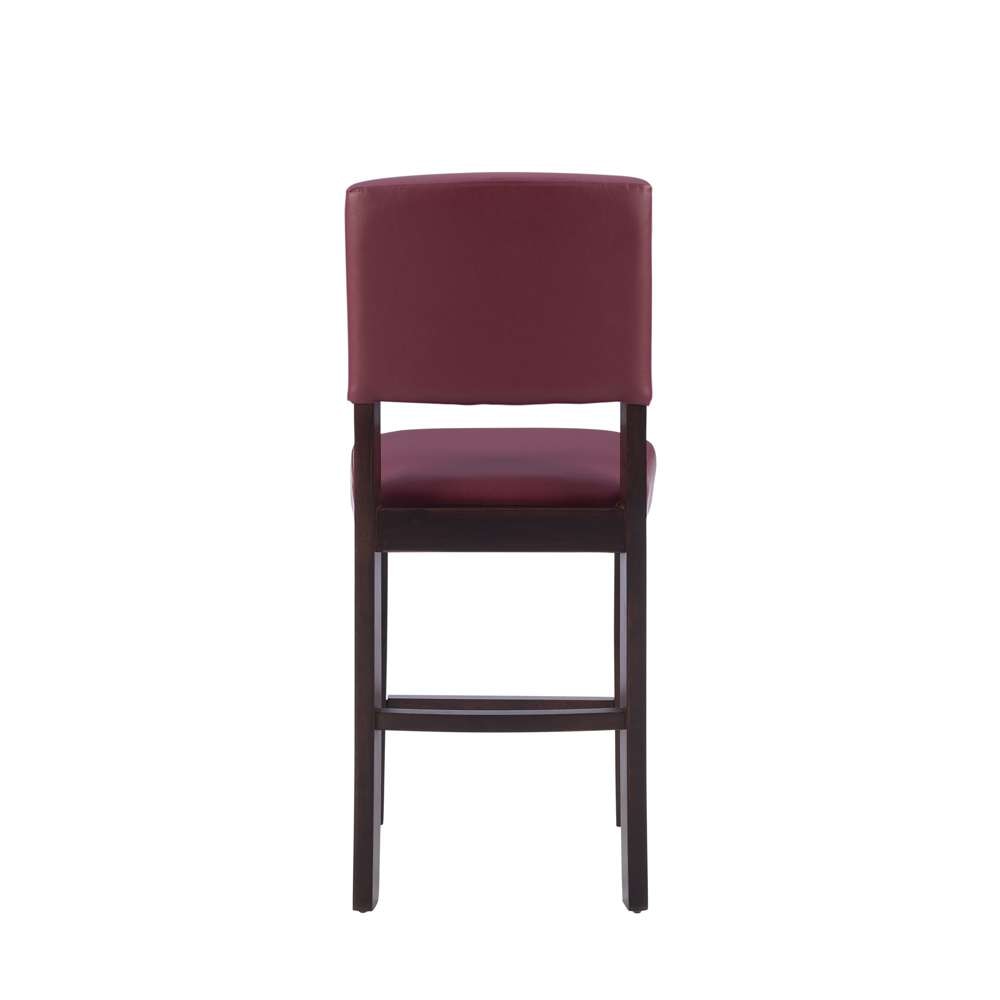 Linon Home Decor - Monaco Counter Stool Red 24 - 0217RED-01-KD-U veiw 5