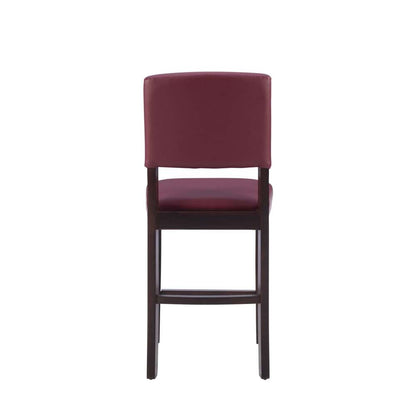 Linon Home Decor - Monaco Counter Stool Red 24 - 0217RED-01-KD-U veiw 5