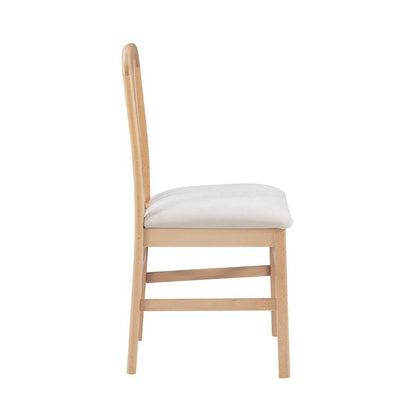 Linon Home Decor - Pamela Natural Uph Seat (Set of 2) - CH257NATGRY02ASU veiw 3