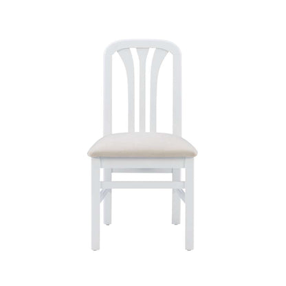 Linon Home Decor - Pamela White Grey Uph Seat (Set of 2) - CH257WHTGRY02ASU veiw 2
