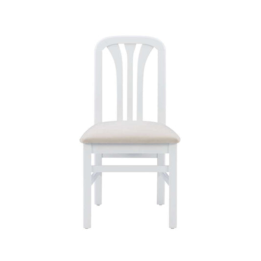 Linon Home Decor - Pamela White Grey Uph Seat (Set of 2) - CH257WHTGRY02ASU veiw 2