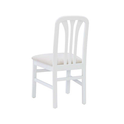 Linon Home Decor - Pamela White Grey Uph Seat (Set of 2) - CH257WHTGRY02ASU veiw 4