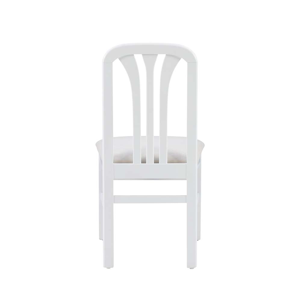 Linon Home Decor - Pamela White Grey Uph Seat (Set of 2) - CH257WHTGRY02ASU veiw 5