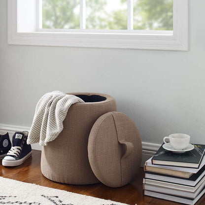 Linon Home Decor - Patric Storage Ottoman, Grey  - ST008GRY01U veiw 3