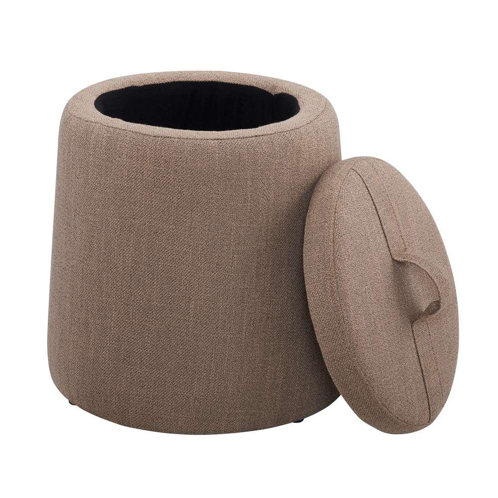Linon Home Decor - Patric Storage Ottoman, Grey  - ST008GRY01U veiw 5