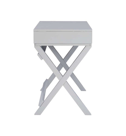Linon Home Decor - Peggy 2-Drawer Writing Desk, Grey  - PG143GRY01U veiw 3