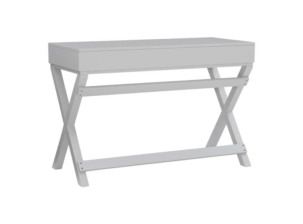 Linon Home Decor - Peggy 2-Drawer Writing Desk, Grey  - PG143GRY01U veiw 4