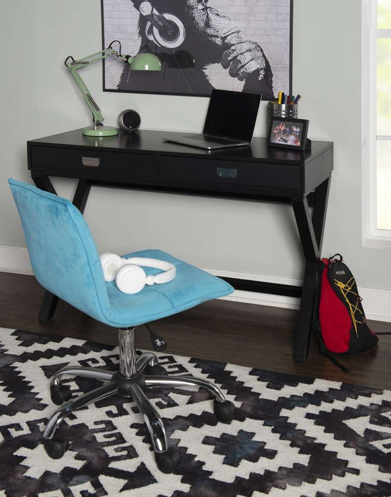 Linon Home Decor - Peggy Black Writing Desk - PG152BLK01U veiw 9