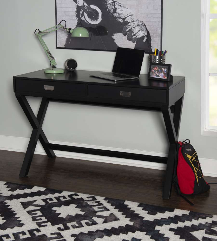 Linon Home Decor - Peggy Black Writing Desk - PG152BLK01U veiw 10