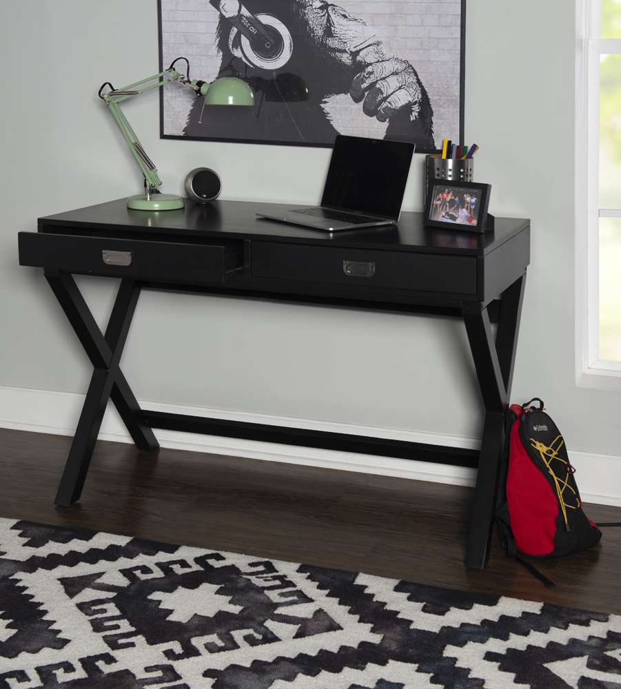 Linon Home Decor - Peggy Black Writing Desk - PG152BLK01U veiw 11